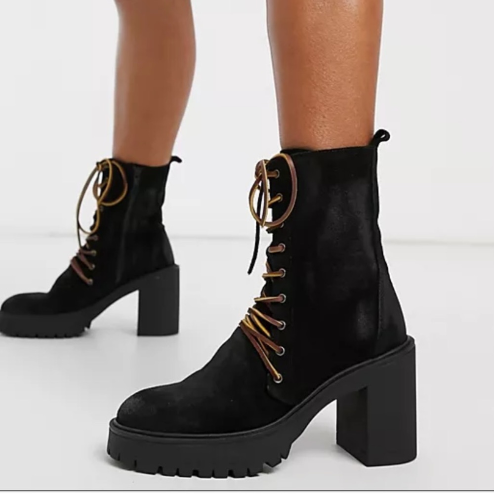 FREE PEOPLE DYLAN LACE UP BOOT - Picture 2 of 5
